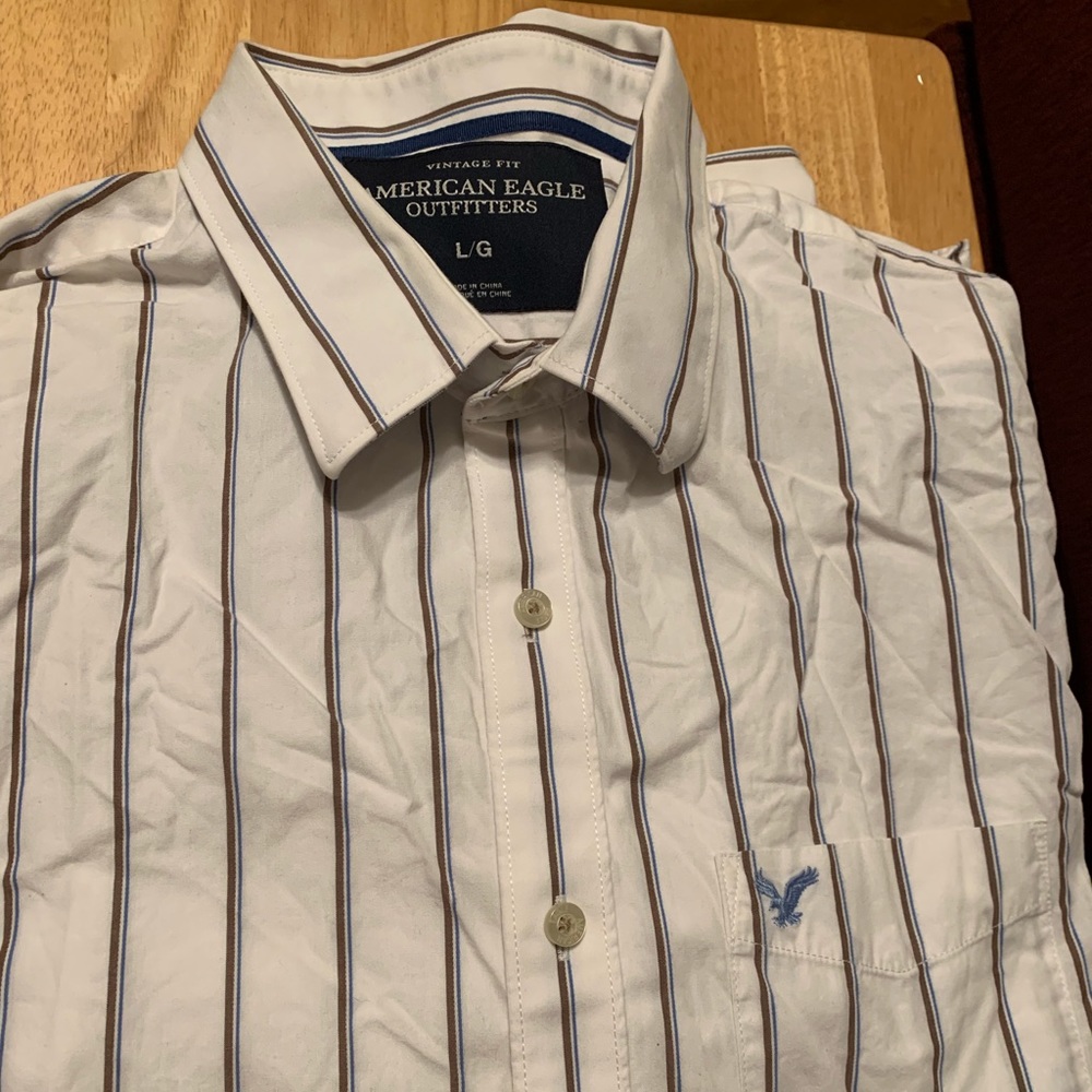 American Eagle Button Down; size L/HG
